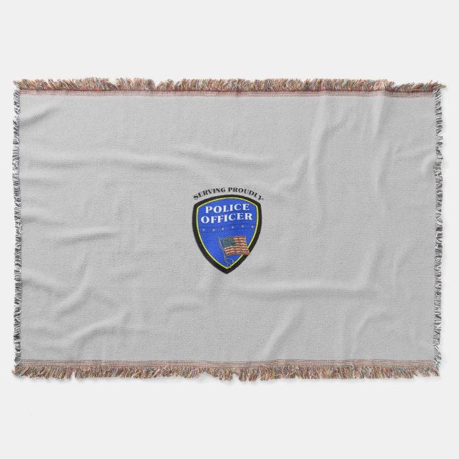 Police Throw Blanket (Front)