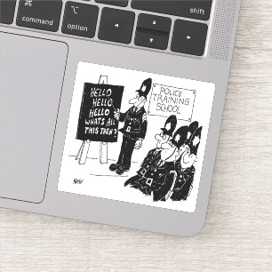 Police Training School Cartoon.