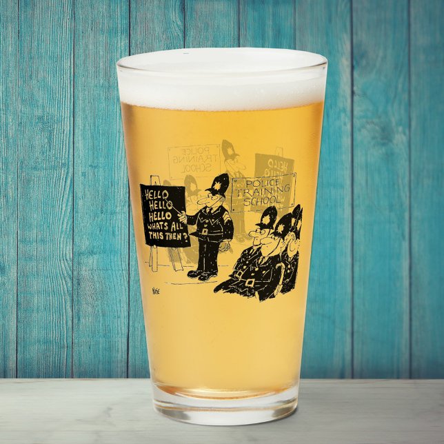 Police Training School Cartoon Glass (Creator Uploaded)