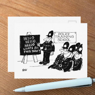 Police Training School Postcard