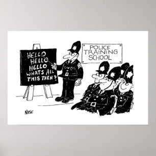 Police Training School Poster
