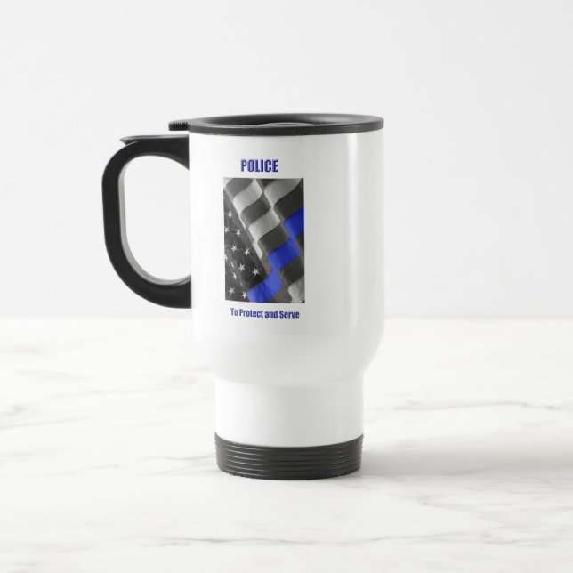 Police Travel Mug (Left)