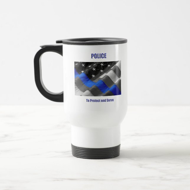 Police Travel Mug (Left)