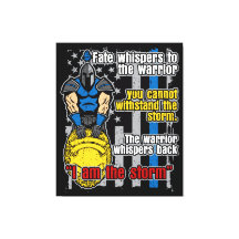 Police Trojan Warrior I Am The Storm