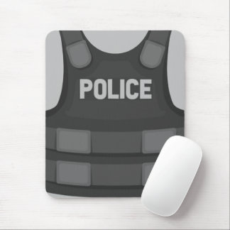 Police Vest Mouse Mat