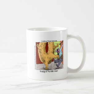 Police Vs Doughnut Funny Cartoon Coffee Mug