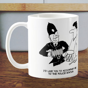 Police wants Man to accompany him Coffee Mug