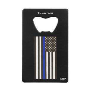 *~* Police White and Black Thin Blue Line Flag