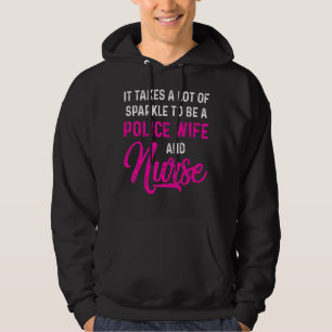 Police Wife Nurse Life Rn Mum 43 Hoodie