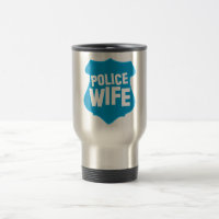 Police WIFE with officers badge shield