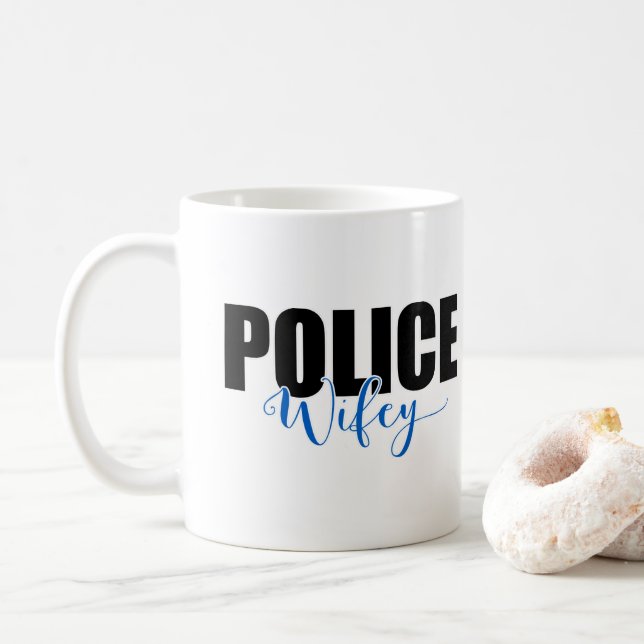 Police Wifey Coffee Mug (With Donut)