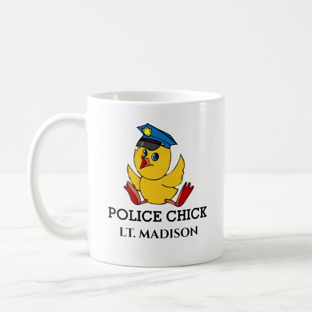 Police Woman Coffee Mug (Left)