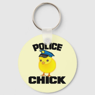Police Woman Key Ring