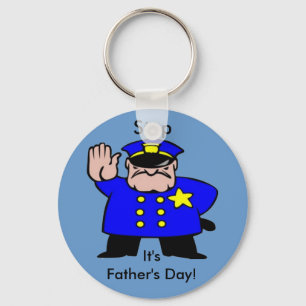 Policeman - Father's Day Key Ring