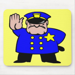 Policeman - Father's Day Mouse Mat