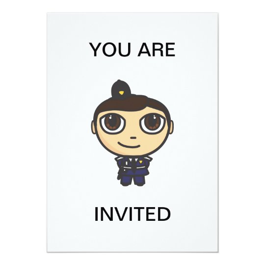 Policeman Invitation