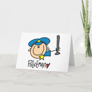 Policeman Occupation Card