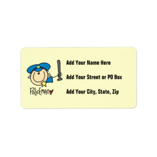 Policeman Occupation Label