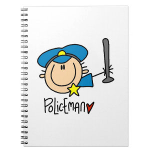 Policeman Occupation Notebook