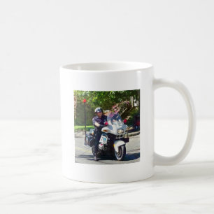 Policeman On Motorcycle Coffee Mug