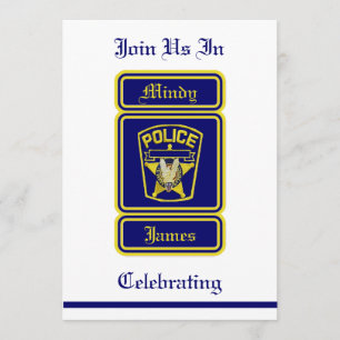 Policeman Wedding Invitation