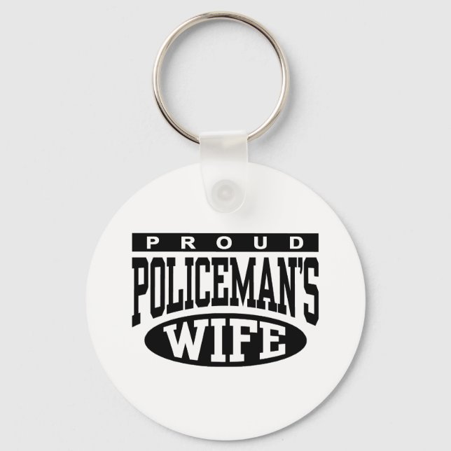 Policeman's Wife Key Ring (Front)