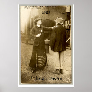 Policewoman, 1909 poster