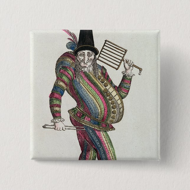 Polichinelle 15 Cm Square Badge (Front)