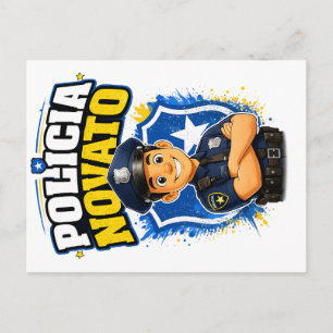 POLICIA NOVATO Motivational Rookie Police Officer Postcard