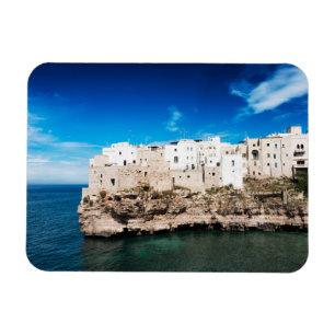 Polignano a Mare houses on a cliff in Puglia Magnet