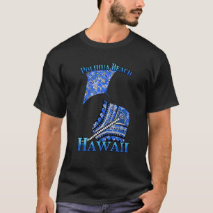 Polihua Beach Hawaii Vacation Tribal Stingray T-Shirt