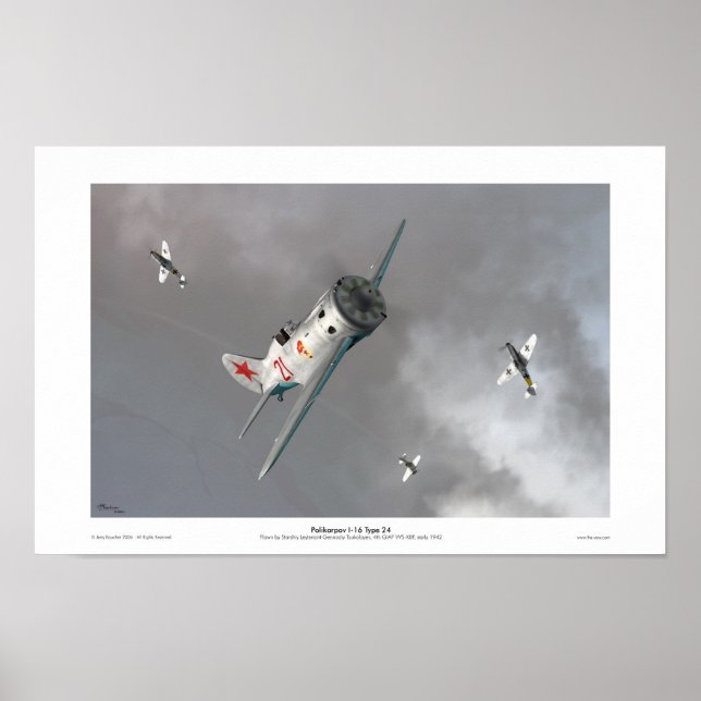Polikarpov I-16 Type 24 Poster (Front)