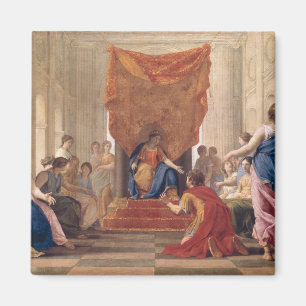 Poliphilus Kneeling before Queen Eleuterylida Magnet