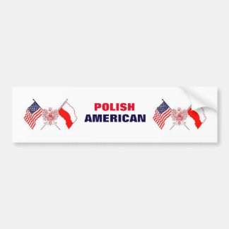 POLISH AMERICAN BUMPER STICKER