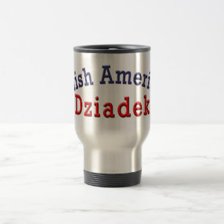 Polish American Dziadek Travel Mug