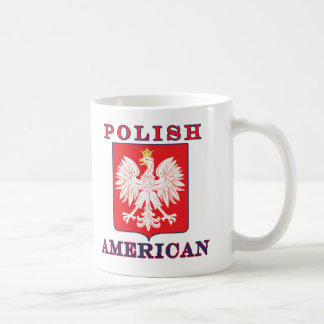 Polish American Eagle Shield Coffee Mug