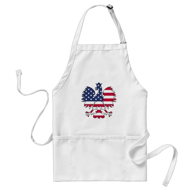 Polish American Eagle Standard Apron (Front)