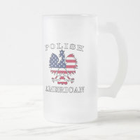 Polish American Flag Eagle