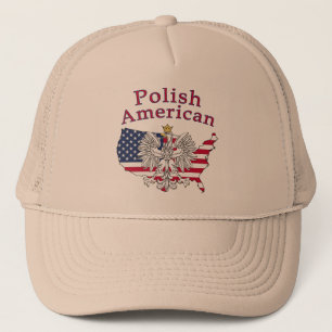 Polish American Map Trucker Hat