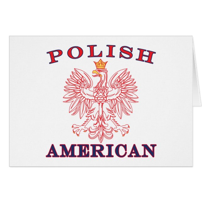 Polish American Red Eagle (Front Horizontal)