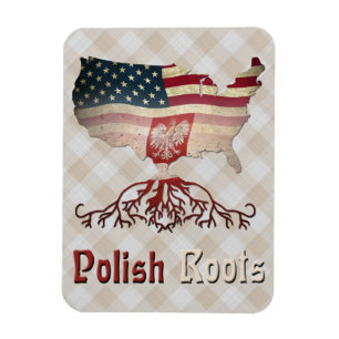 Polish American Roots Flexi Magnets