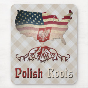 Polish American Roots Mousemat