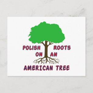 Polish American Roots Postcard