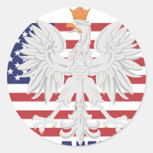 Polish American Sticker