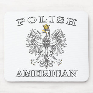 Polish American White Eagle Mouse Mat