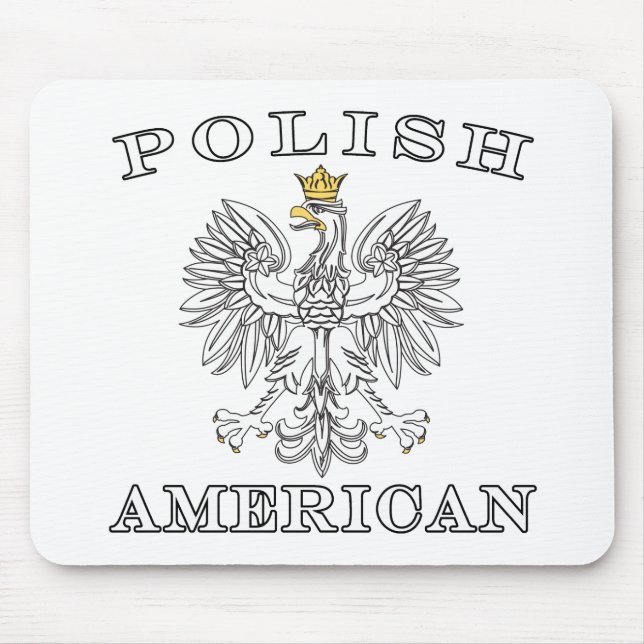 Polish American White Eagle Mouse Mat (Front)