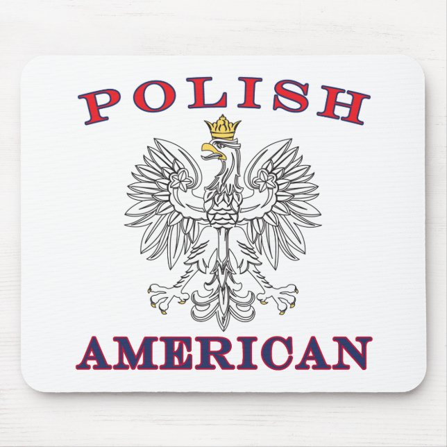 Polish American White Eagle Mouse Mat (Front)