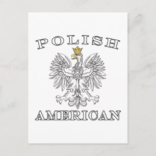 Polish American White Eagle Postcard