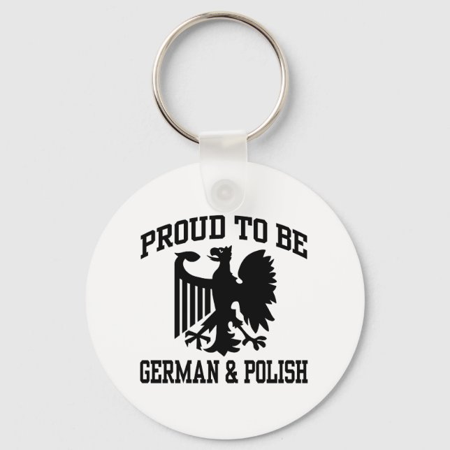 Polish And German Key Ring (Front)