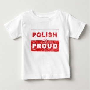 Polish and Proud Flag Baby T-Shirt